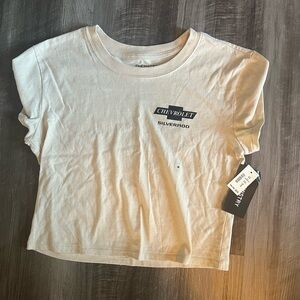 NWT Cropped Chevy tee shirt size medium